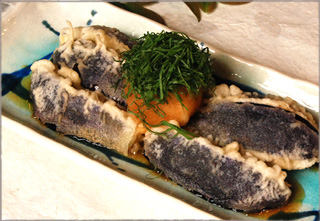 水なすの天ぷら